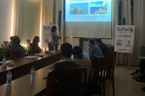 Anna Loseva is doing a great job with haul-out site monitoring in the Gulf of Finland, Baltic Sea