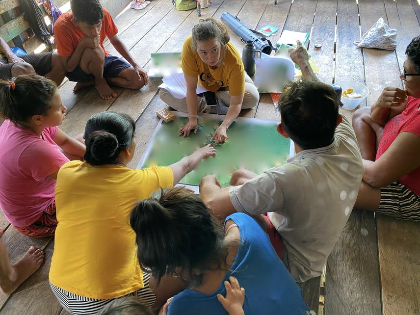 Participatory mapping session in April 2025. © Raimunda Antonia de Freita dos Reis.