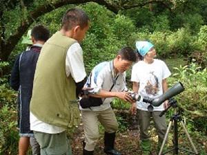 Project leader during the raptors survey  at the north of Vietnam.