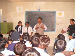 Teachers sharing their views.