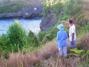 Ceningan Island walk.