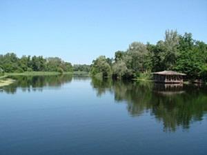 Siverskiy Donets river within National Park borders.