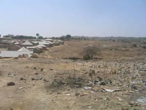 Advancing rural settlement towards the reserve.