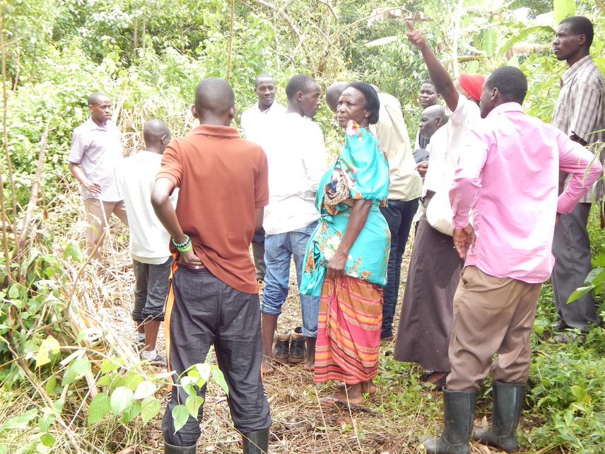 Community representatives at Mpanga CFR proposed CFM land.