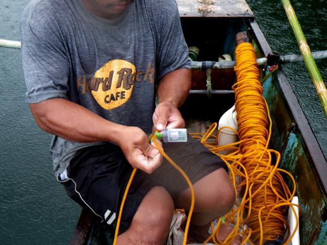 Deployment of Data Loggers.
