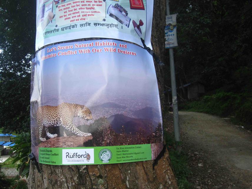 Poster in public place.
