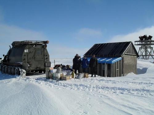 Arrival to the study place – The Belyaka Spit,  21 May 2010.