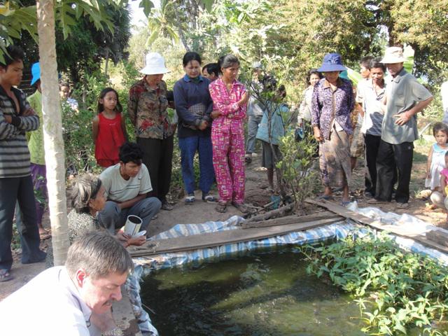 Visiting another fishing pond.