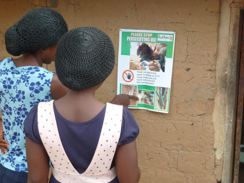 Awareness poster in Wula village.