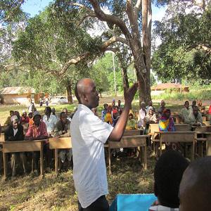 Training at Magazini Ward.