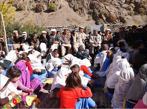 Awarness session in local school.