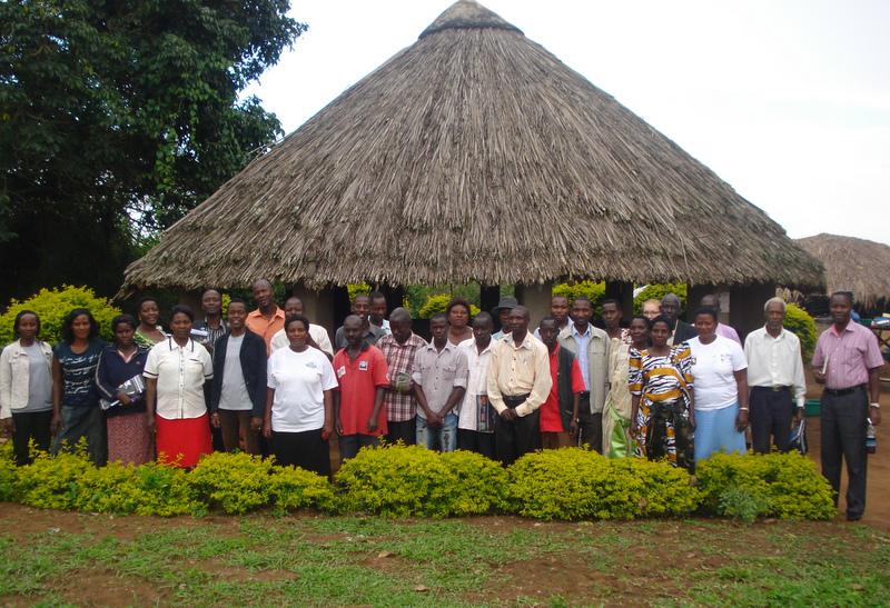 Resource User Group, MWETA, pose for a photo after a consultation.