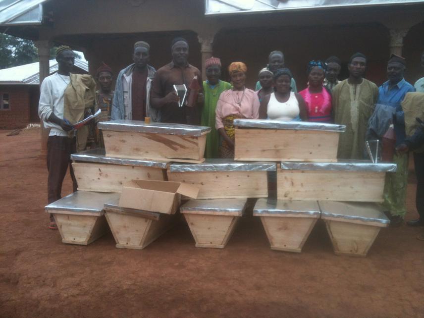 Hives Bee Harvesting Equipment Donation Mbokam.