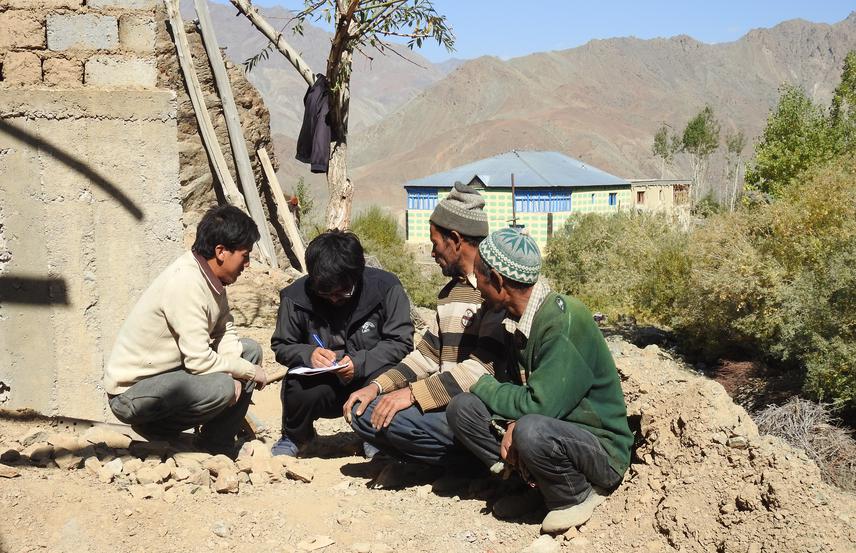 During Conflict surveys and discussing the major problems and losses faced by the local people by Wild Carnivores.