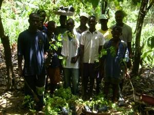 Some local people involved in project activities.