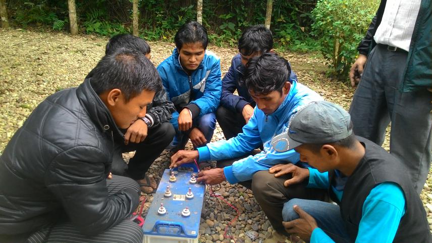 Solar maintenance practical.