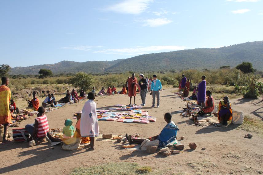 Local artificat sold by women from the community around the basin.