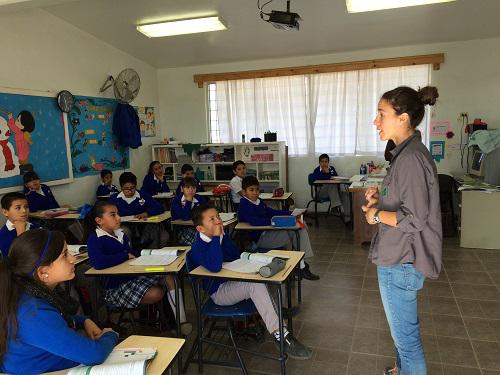 Luz at Cedros Primary School.