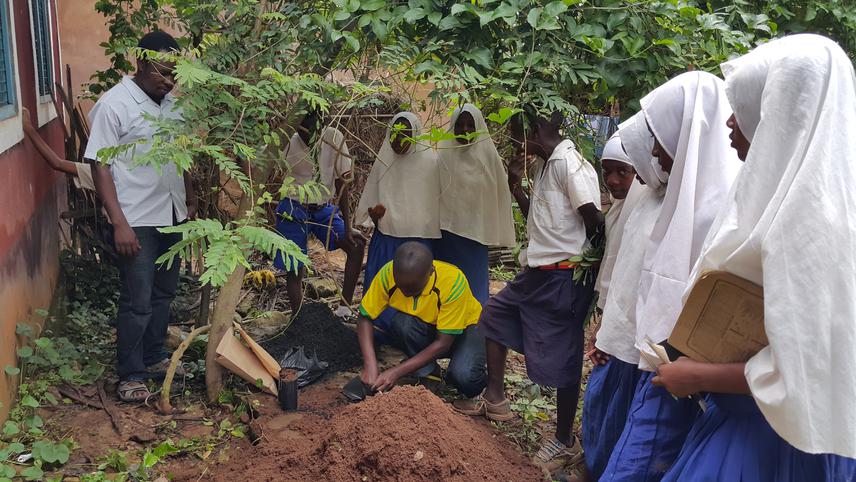 Training Session for Tree Nursery Preparation.