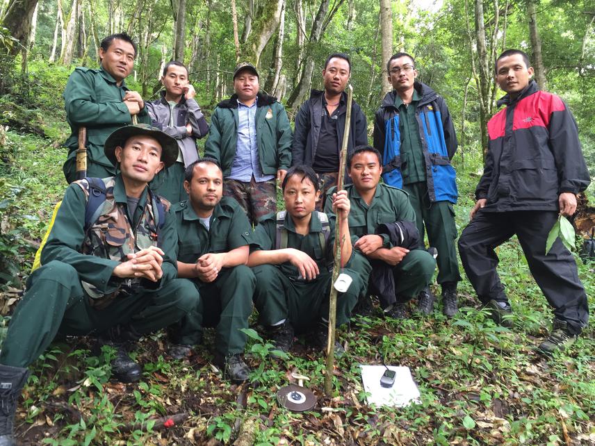Data collection with the field staff.