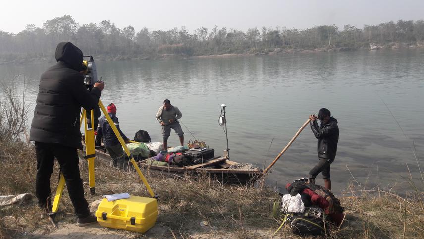 River eflow survey.