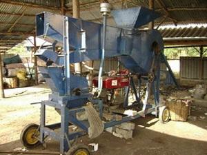 The grinding machine.