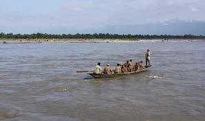River patrolling by the Volunteers in Bansbari Range