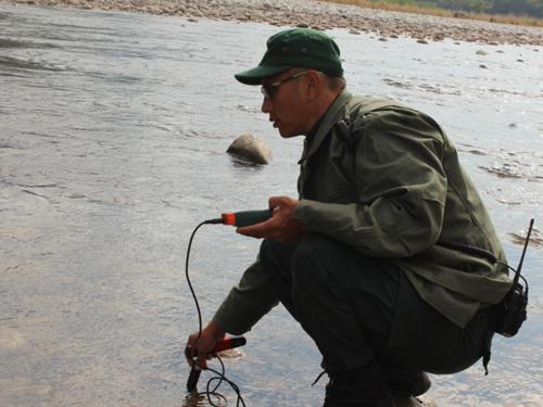 Field data collection.