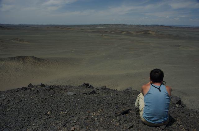 Looking for Wild Camels in Great Gobi A SPA. Mongolia.