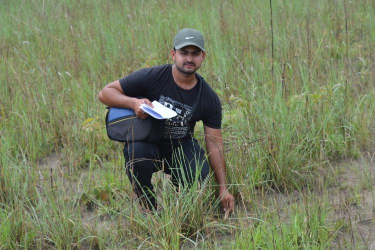 PI in the field. ©Rashmi Chhetri.