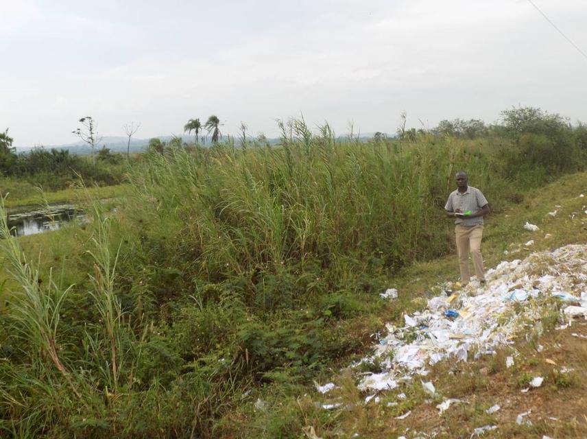 Illegal dumping of waste.