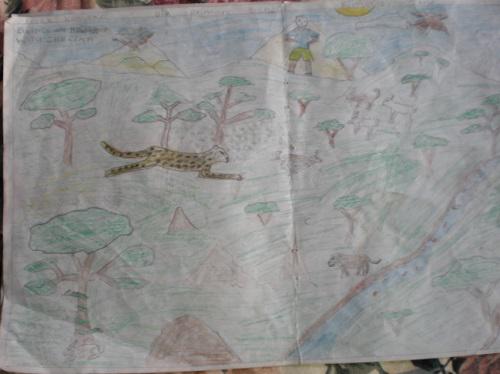 Drawing submitted by Eric Kanyeke from Ulu Primary school.