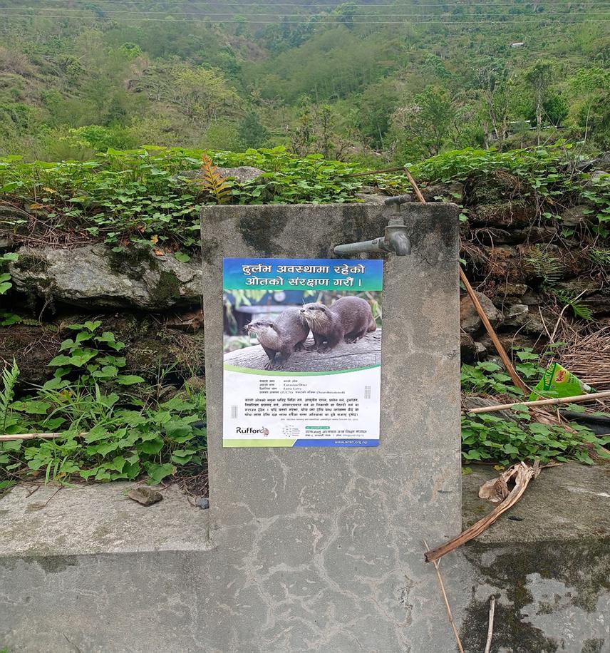 Poster affixed in various places along Kali Gandaki Corridor.