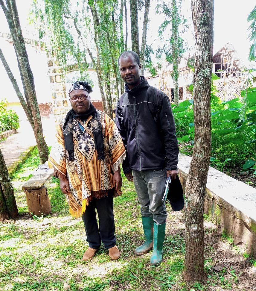 Preliminary visit to the field to Batoufam Palace. © Forbi Preasious Funwi