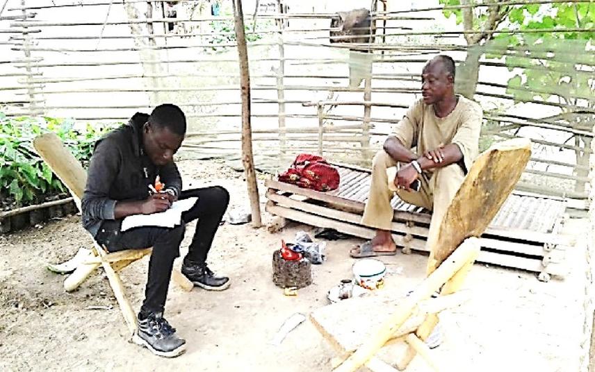 Survey of a fisherman. © Team member.