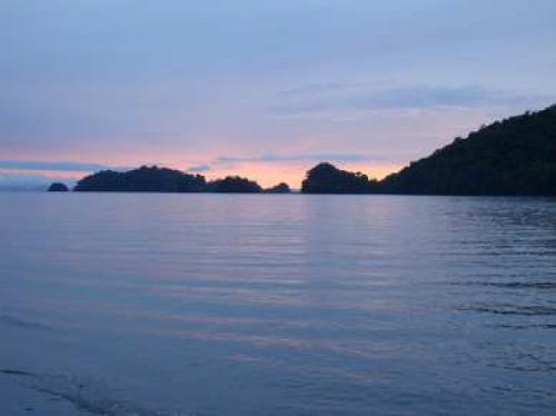Sunset at Punta Diego.