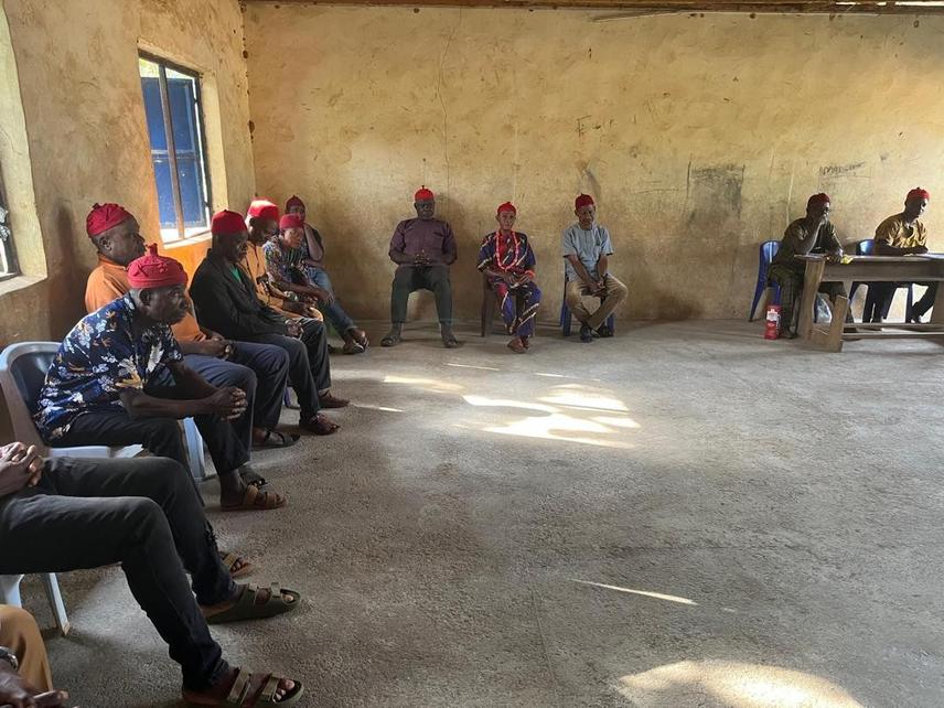 Baseline assessment carried out through participatory stakeholders mapping and focus group discussions with farmers, peer groups, and traditional leaders (red cap chiefs) from Bamba, Abo-Mkpang, and Bashu communities © Winnie Barong Ribue