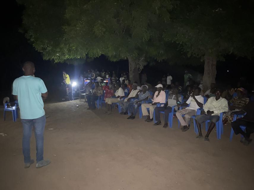 Community engagement. © INEC_Ghana.