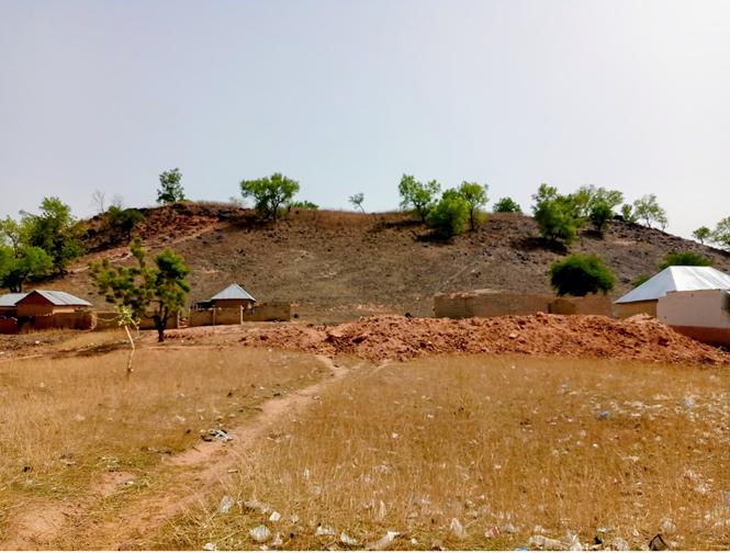 Entry path used by carnivorous animals to attack community livestock around the mountain area of YGR. © Adelakun Kabir Adekunle.