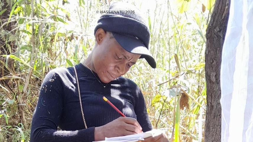 Field documentation of butterfly species recorded in situ © Hassanatu, 2026