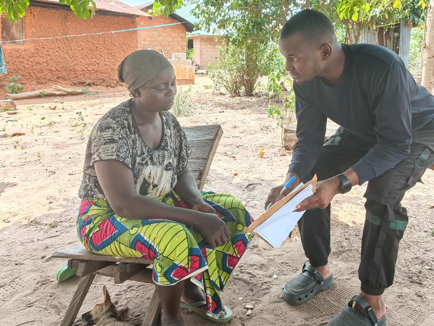 Interview Session with Community members to Assess their Knowledge and Perception on Hooded Vulture (c) Adebija Emmanuel
