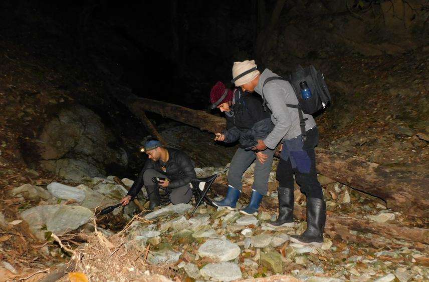 On the frontlines of Himalayan conservation, the research team surveys amphibian habitats in remote mountain terrains to uncover the region’s vanishing biodiversity. © Photo: BRCF Team.