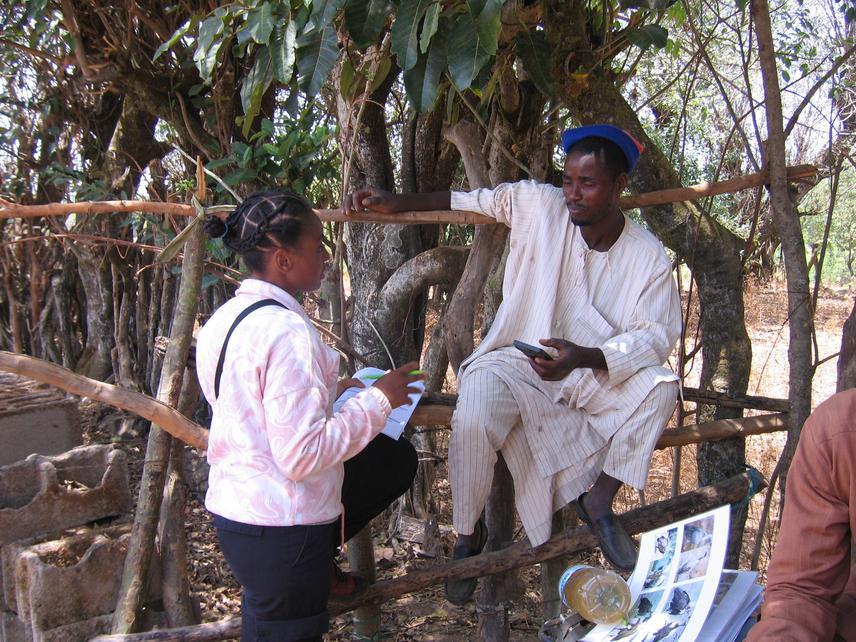 Field survey with a cattle herder in Adamawa Cameroon (c) Daniella Manewoung Zogning