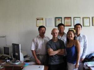 Prof. Arylov and students.