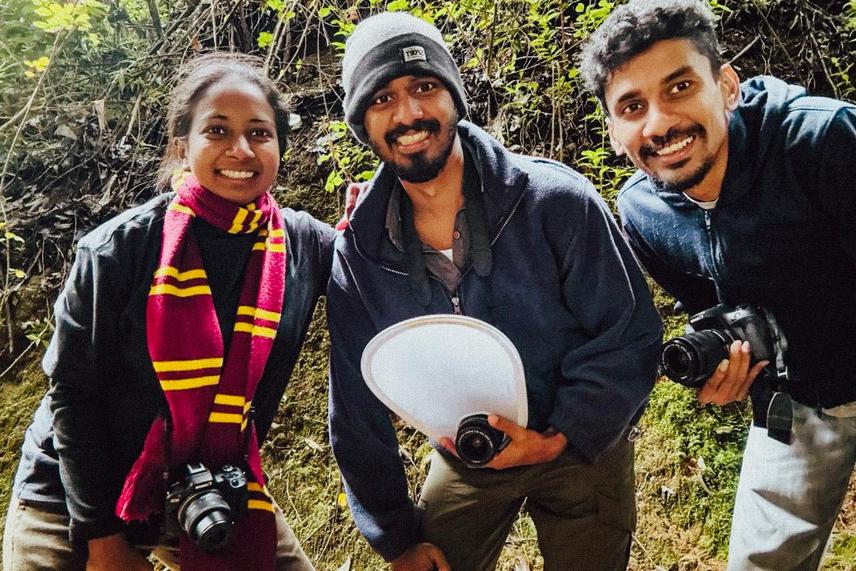 Project Team (from left Eshadi Mendis, Lasal Rathnasooriya, Nimantha Abeyrathne) © Photo Credit Eshadi Mendis