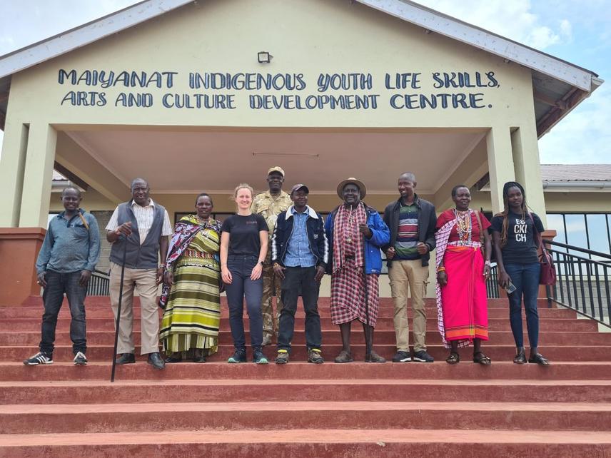 Community leaders from communities in Laikipia after meetings discussing preliminary results © Emily Madsen