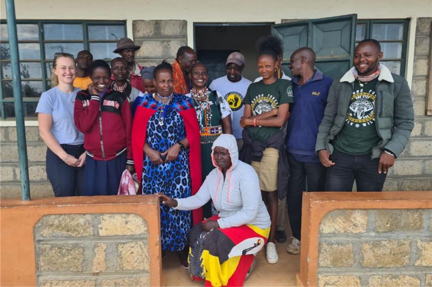 Community leaders from communities in Laikipia after meetings discussing preliminary results © Emily Madsen