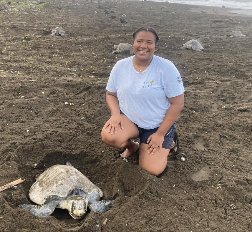 First field trips to the study site, Ostional, Costa Rica © Keithlyn Rankin Abraham